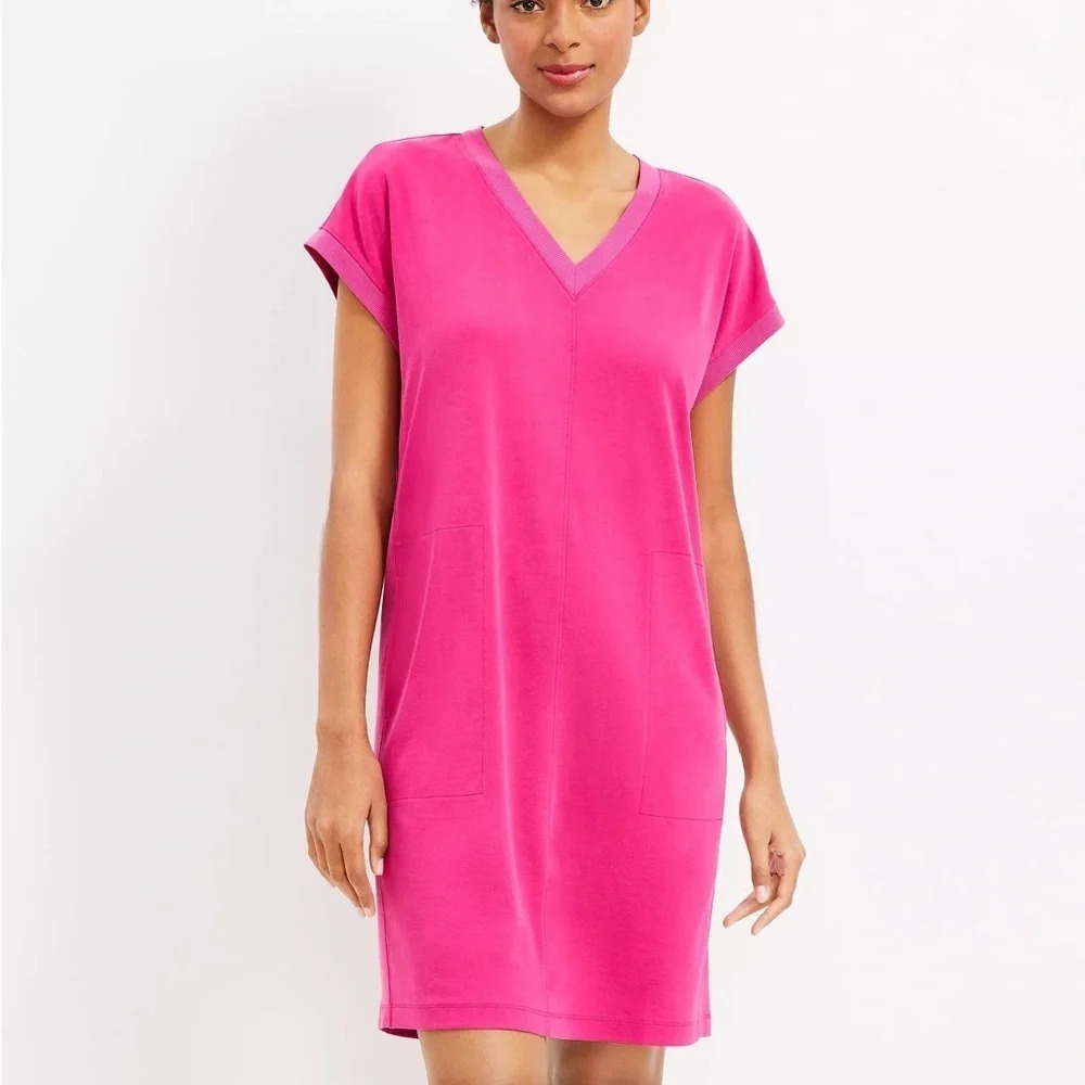 Lou & Grey Pink Mini Dress